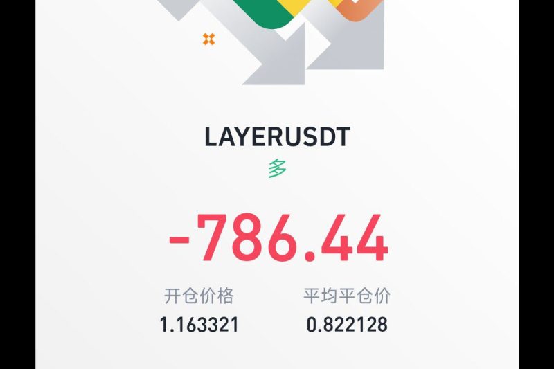 LAYER 终于还是割肉，损失4200U山寨币不再做多了
